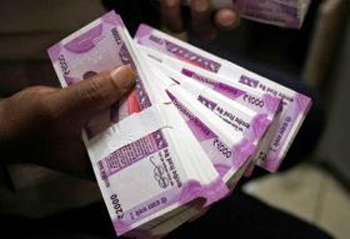 currency notes.